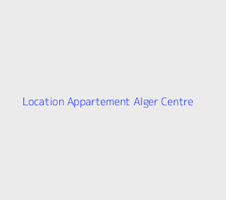 Location Appartement F1/Studio Alger